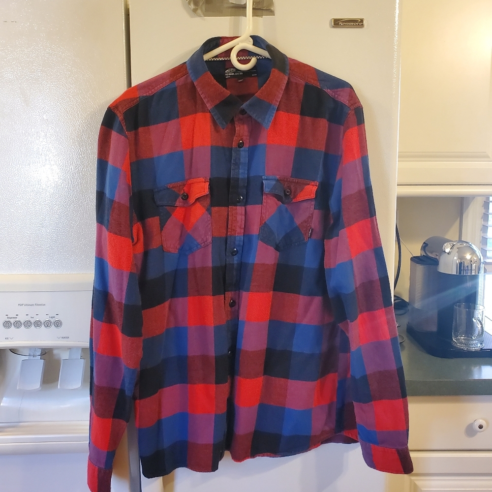 Vans Red/Blue Flannel Shirt